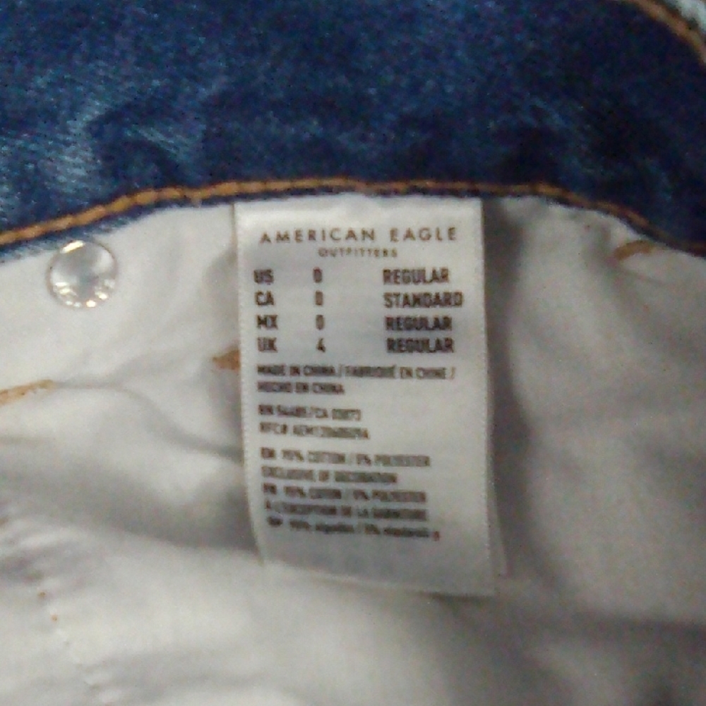 American Eagle Outfitters Blue Denim Jeans - Picture 2 of 3